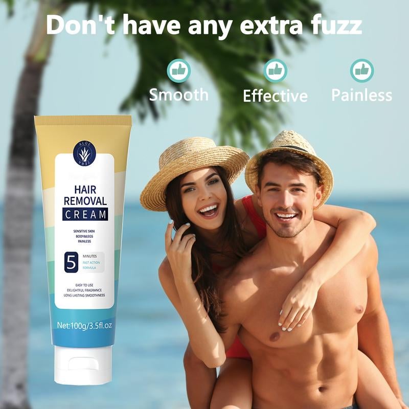 ❤️Limited Sale 50% OFF🔥Buy 2 get 1 free & save 5% off ✨Hair Removal Cream – Skin-friendly for all areas🌿