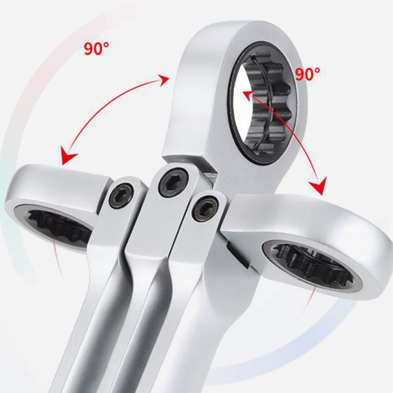 🔧🧰15pcs Adjustable Ratchet Wrench Kit(49%OFF)- Free shipping📦