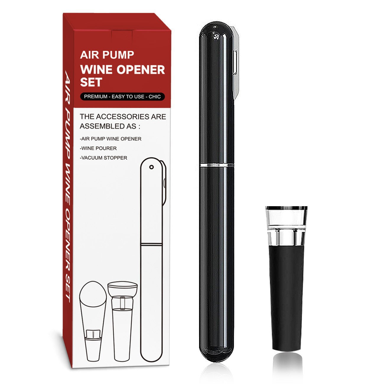 Air Pump Bottle Cap Opener