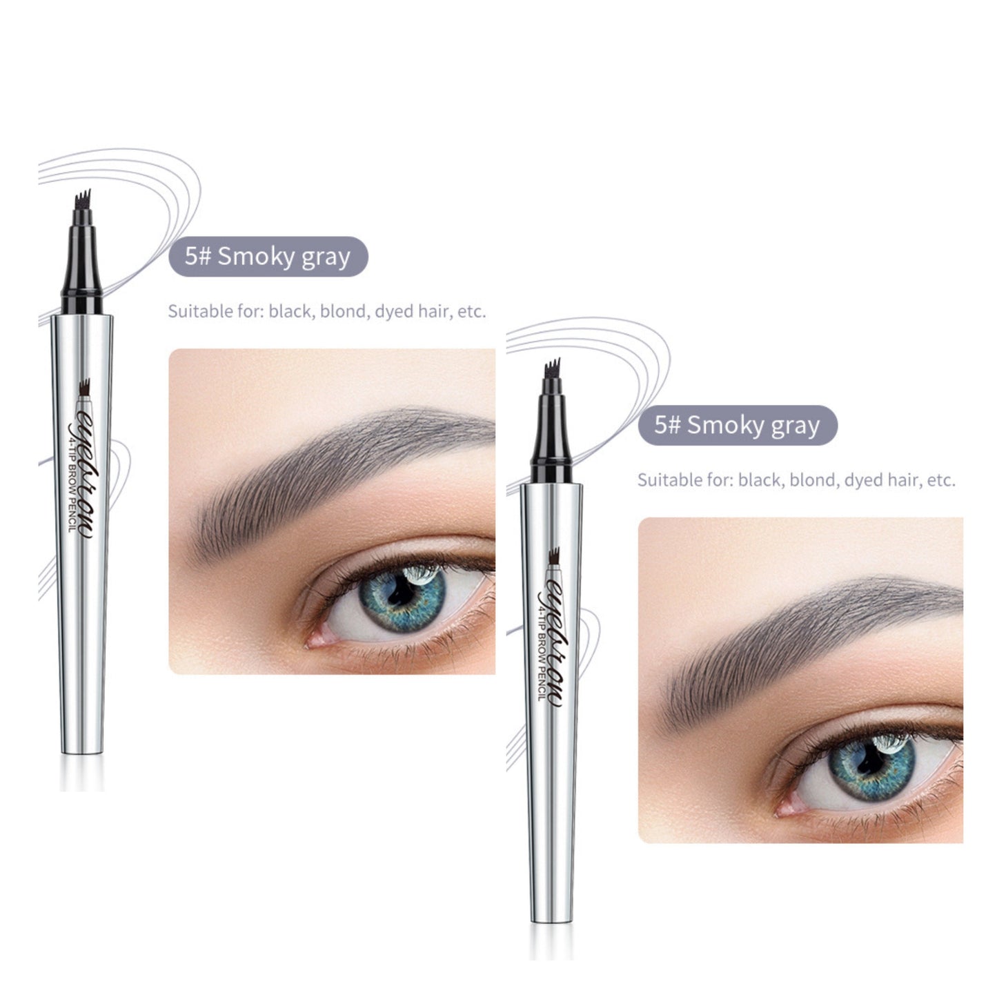 BUY 1 GET 1 FREE(🎉 2 PCS)🎉High Quality 3D Waterproof Microblading Eyebrow Pen 4 Fork Tip Tattoo Pencil