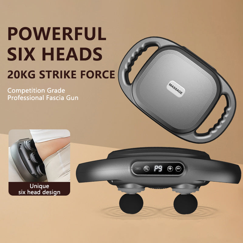 🔥51% off 🔥 New six-head Fascia Gun deep muscle tissue massager