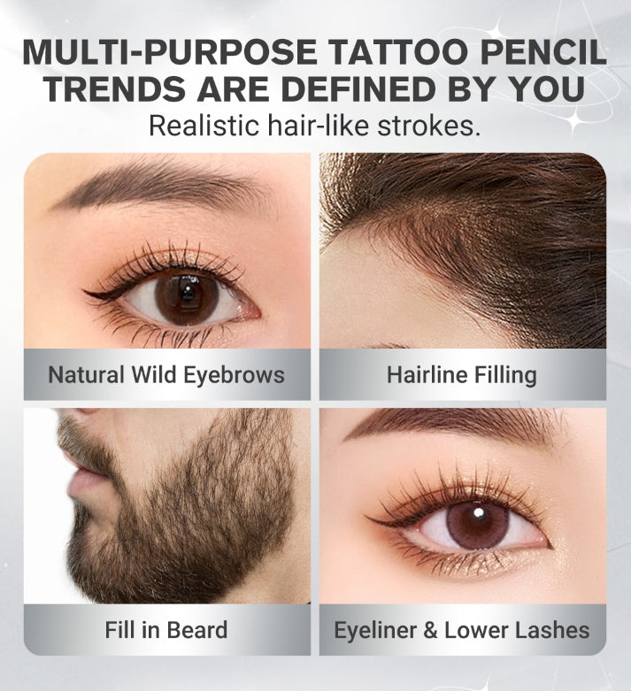 BUY 1 GET 1 FREE(🎉 2 PCS)🎉High Quality 3D Waterproof Microblading Eyebrow Pen 4 Fork Tip Tattoo Pencil