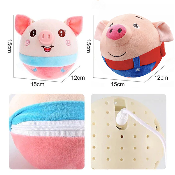 🎅 Music Vibration Bouncing Ball Bouncing Doll Toy