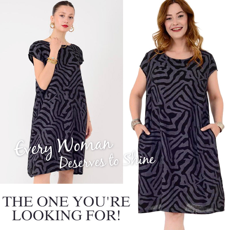 🌹 🎁✨2025 New Boho Vintage Casual T-Shirt Dress💃