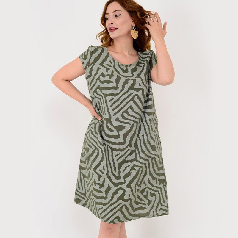 🌹 🎁✨2025 New Boho Vintage Casual T-Shirt Dress💃