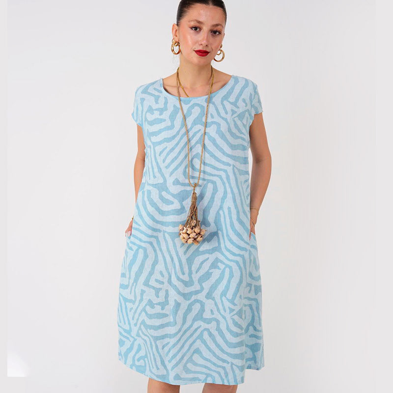 🌹 🎁✨2025 New Boho Vintage Casual T-Shirt Dress💃