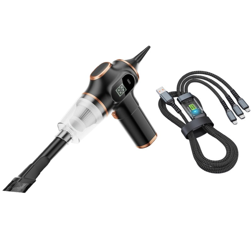 🔥LAST DAY SALE 50% OFF!!✨Handheld Cordless Car Vacuum Cleaner 19000Pa Powerful 6-in-1 Portable with Smart Display