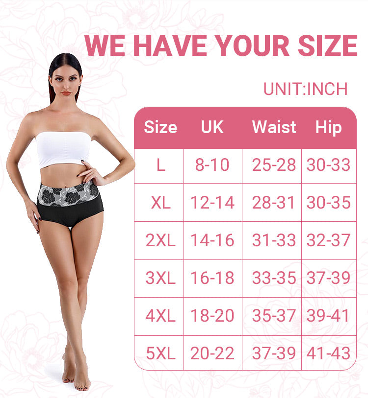 🌸Last Day-Buy 1 Get 3 Packs✨High Waist Leakproof & Comfortable Panties