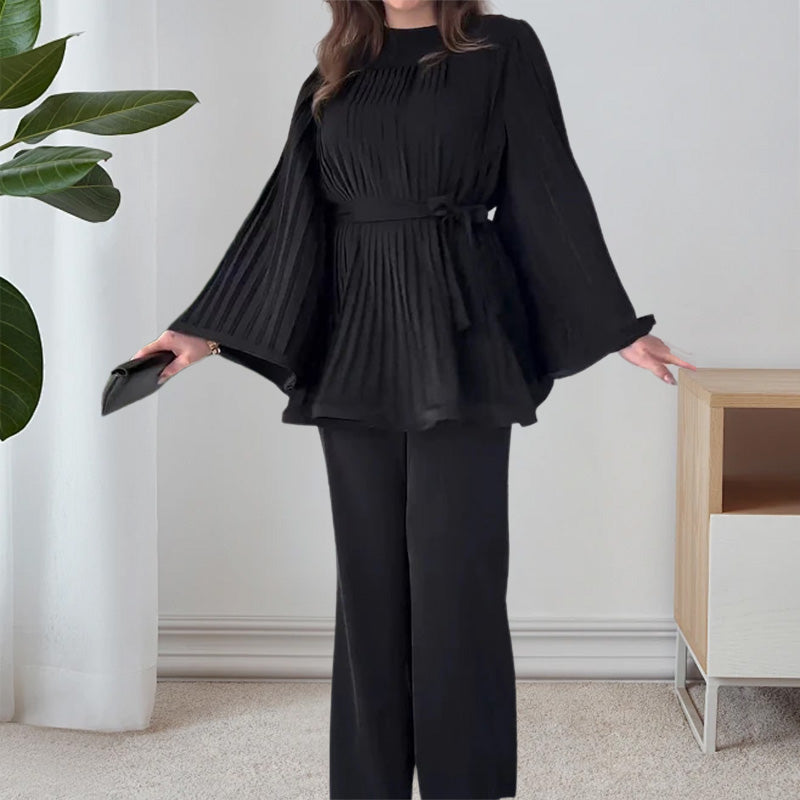 ✈️Summer Essentials📦Two-Piece Suit Made Of Pleated Fabric(free shipping)