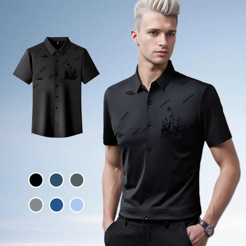 🔥Hot Sale (50% OFF)🔥Men's Business Short Sleeve Button-Down Shirt