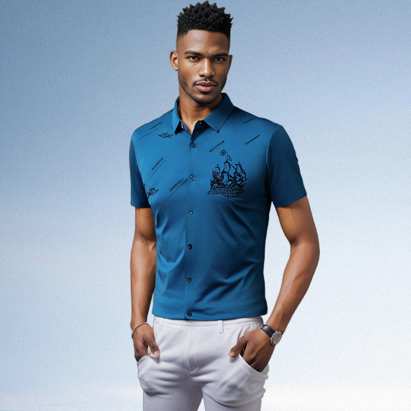 🔥Hot Sale (50% OFF)🔥Men's Business Short Sleeve Button-Down Shirt