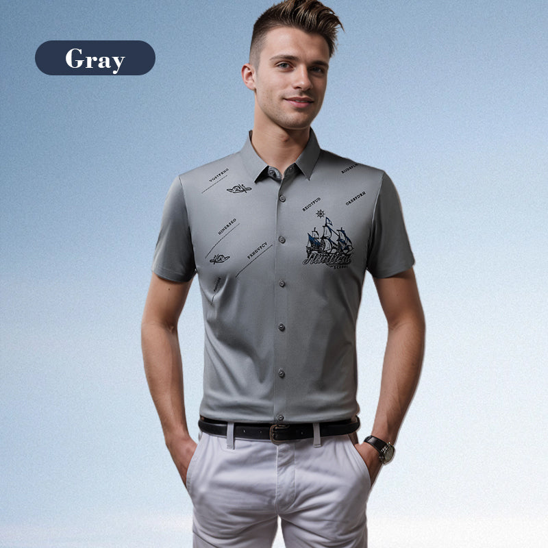 🔥Hot Sale (50% OFF)🔥Men's Business Short Sleeve Button-Down Shirt