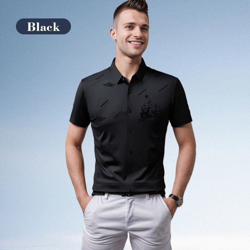 🔥Hot Sale (50% OFF)🔥Men's Business Short Sleeve Button-Down Shirt
