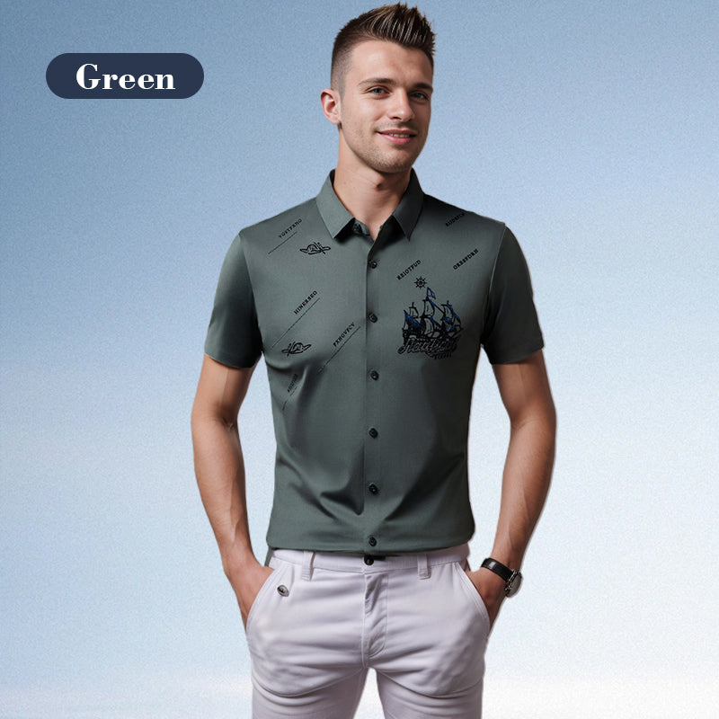 🔥Hot Sale (50% OFF)🔥Men's Business Short Sleeve Button-Down Shirt