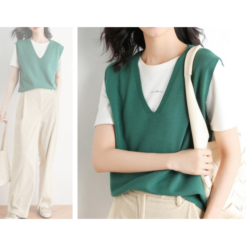 🍁Hot Sale 49% off🍁Women's Ultra-Soft V-Neck Knit Vest