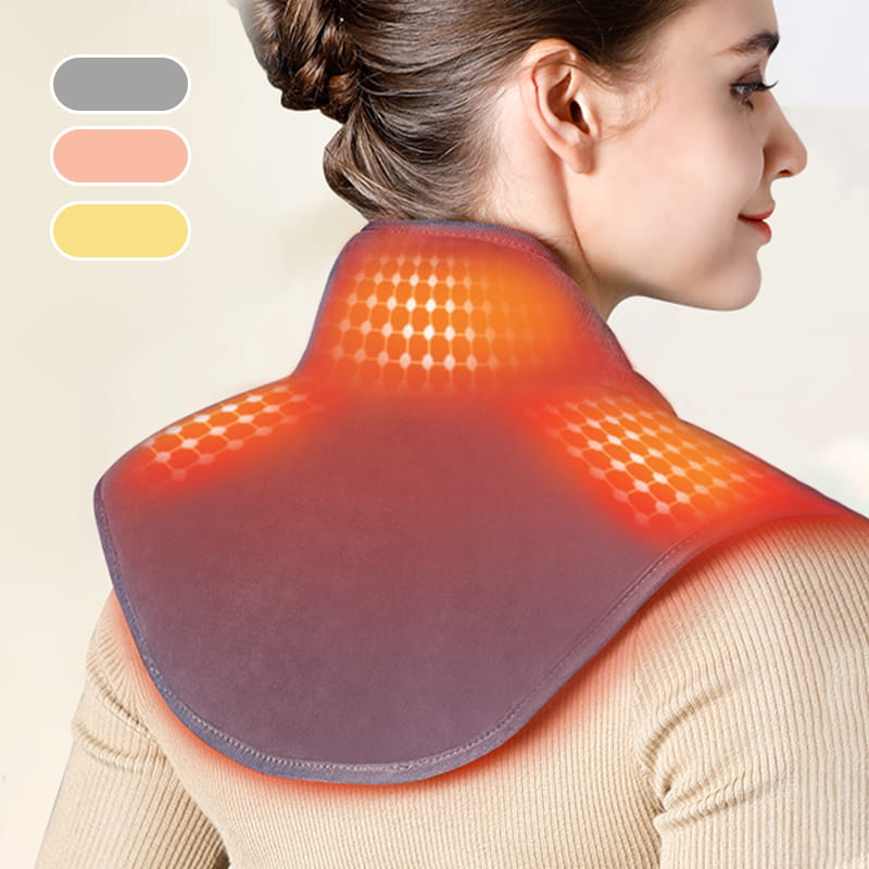 🔥This week's special price:£18.99!!🔥Electric Neck and Shoulder Heating Pad with Vibration