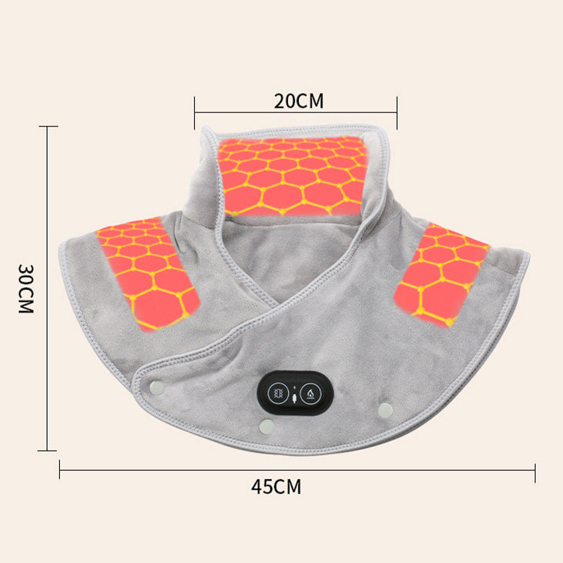 🔥This week's special price:£18.99!!🔥Electric Neck and Shoulder Heating Pad with Vibration
