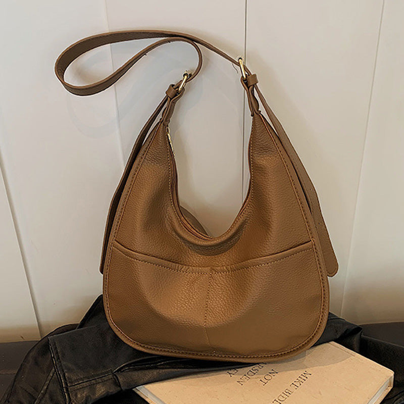 Fashionable Large-Capacity Adjustable Strap Crossbody Bag