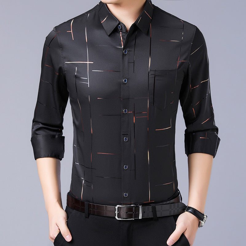 2025🔥Men's Thin Iron-Free Shirt