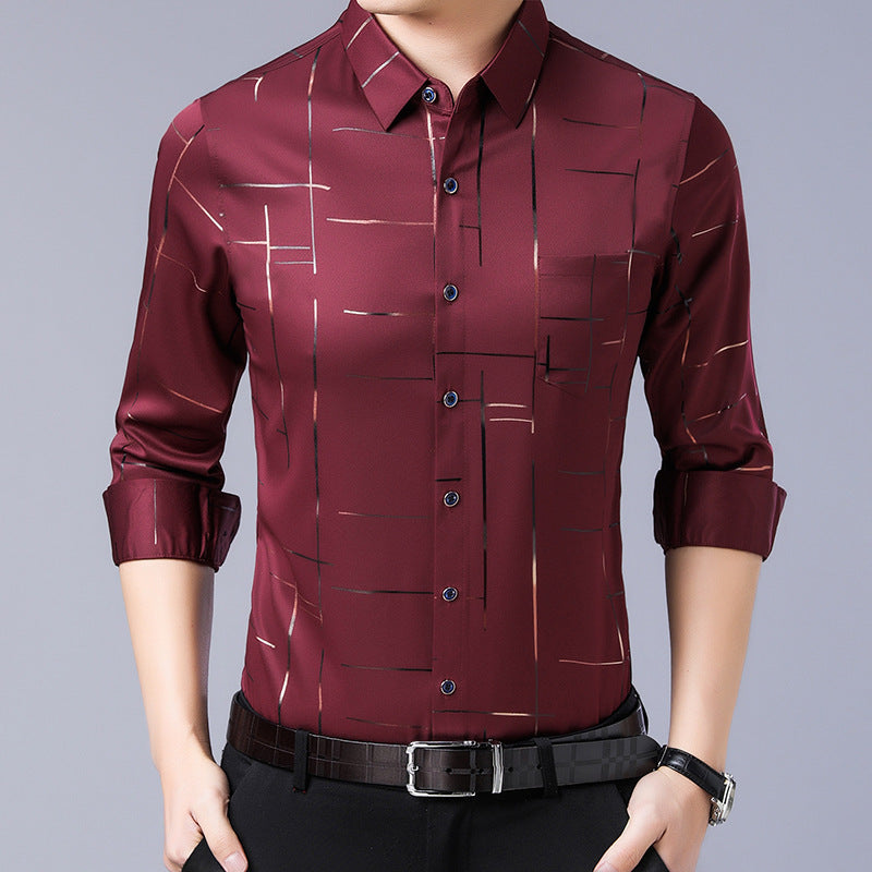 2025🔥Men's Thin Iron-Free Shirt