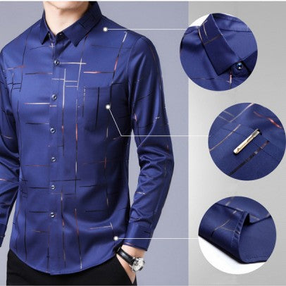 2025🔥Men's Thin Iron-Free Shirt