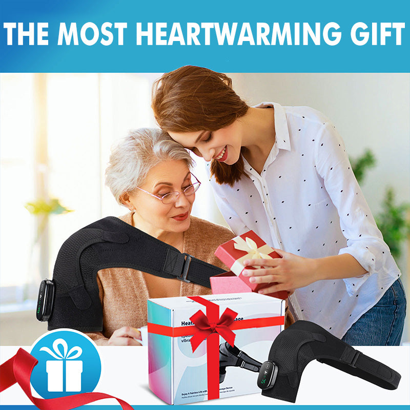 Heated Shoulder Brace with Vibration for Men & Women