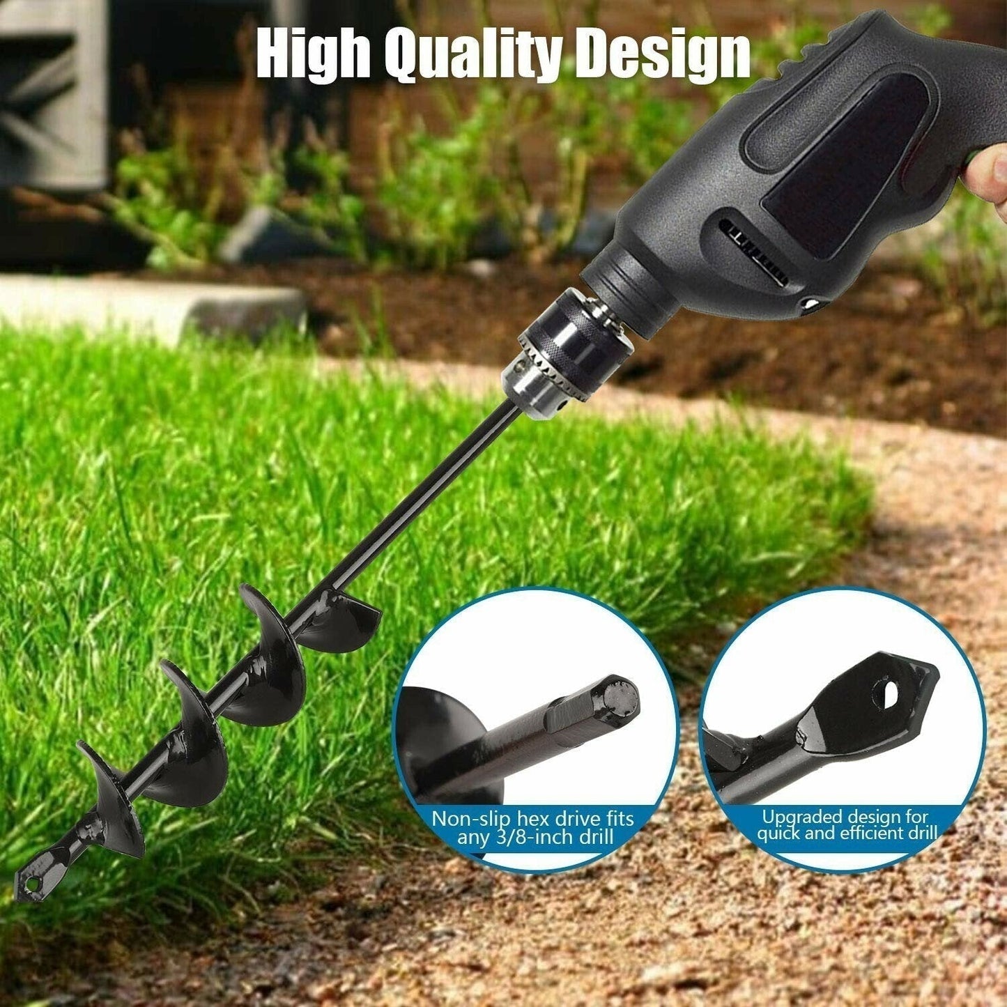 šHot Sale 50% OFFā³Easy Gardening Auger Spiral Drill Bit