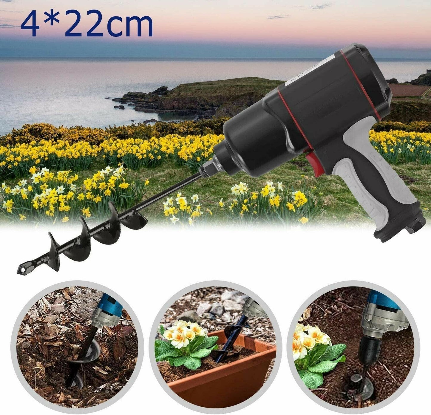 šHot Sale 50% OFFā³Easy Gardening Auger Spiral Drill Bit
