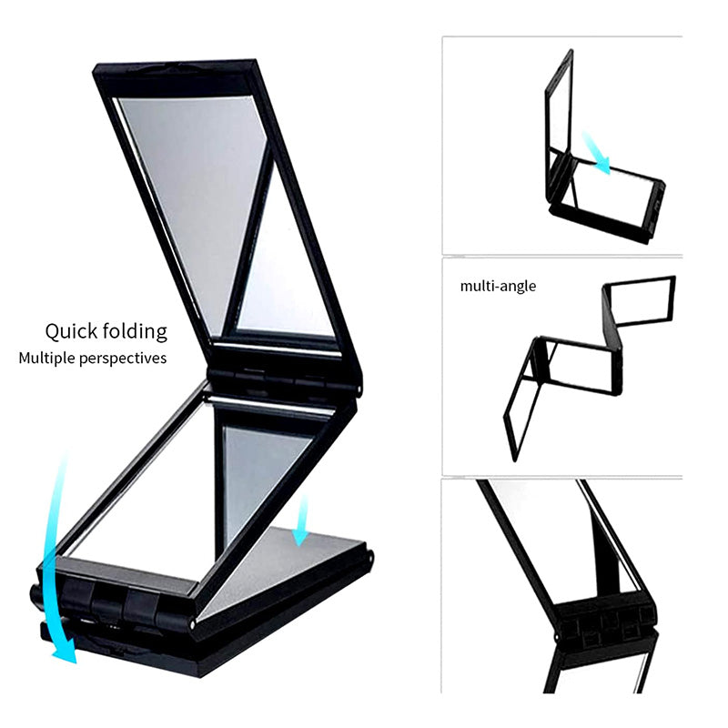 Multi Angle Folding Mirror for Self Hair Cutting - Head Back View Available