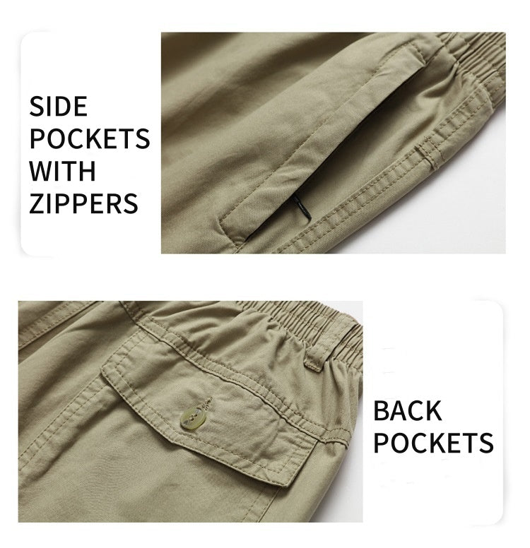 👖2025 HOT SALE 49% OFF🔥 Men's Loose-fitting Multi-pocket Ultra Comfort Cargo Pants
