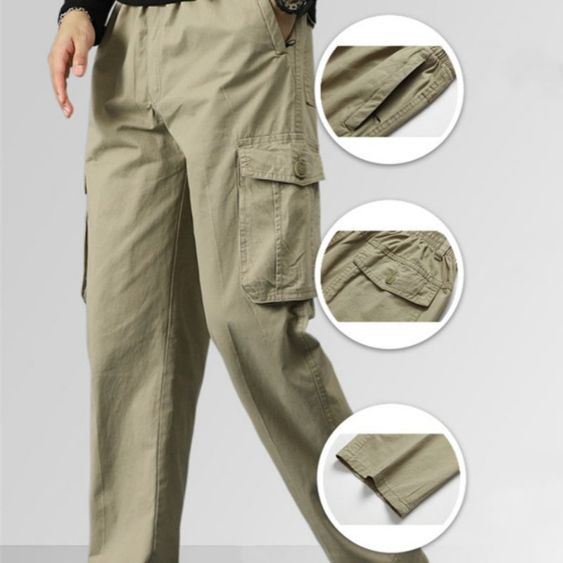 👖2025 HOT SALE 49% OFF🔥 Men's Loose-fitting Multi-pocket Ultra Comfort Cargo Pants