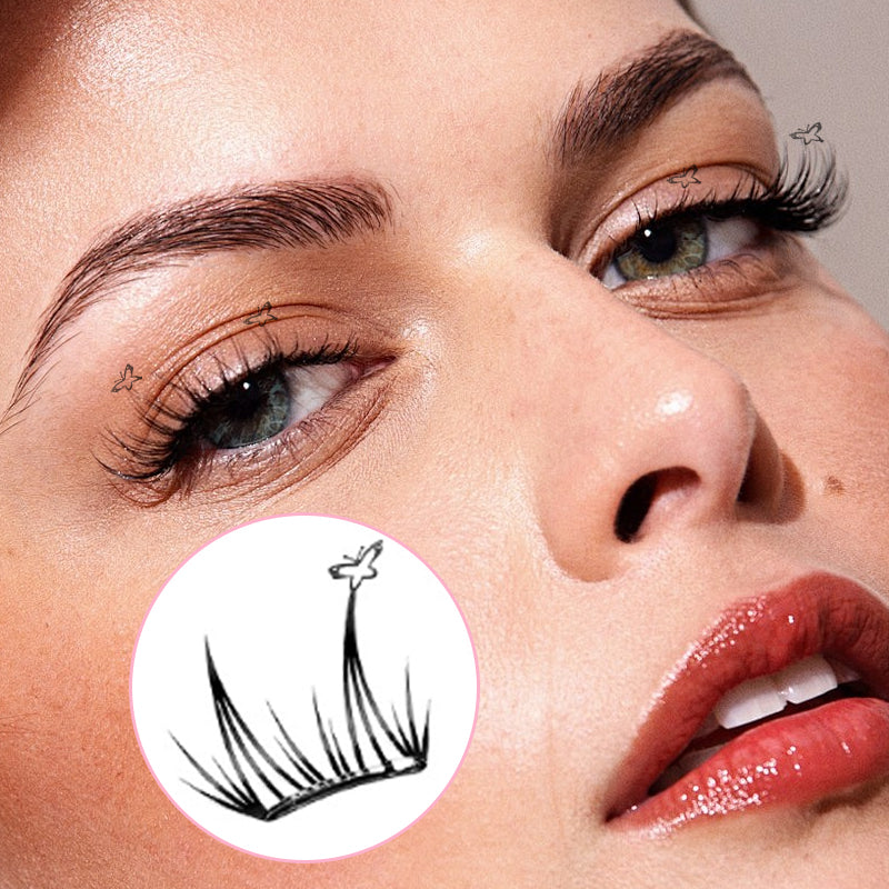 36PCS Self-Adhesive Glue-Free Individual Cluster Lashes Kit