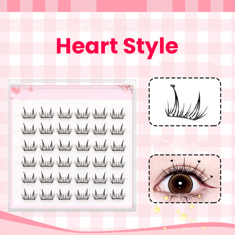 36PCS Self-Adhesive Glue-Free Individual Cluster Lashes Kit