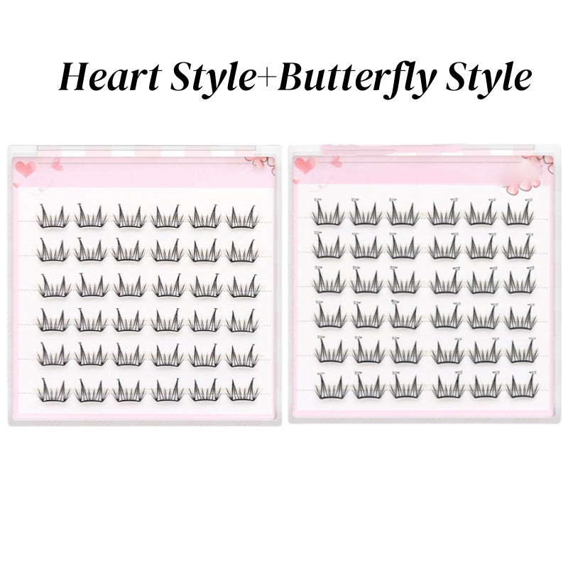 36PCS Self-Adhesive Glue-Free Individual Cluster Lashes Kit