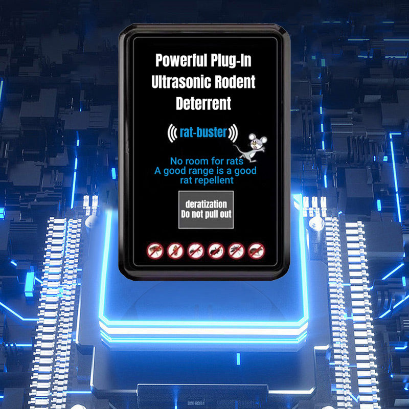 š„LAST DAY PROMOTION - BUY 1 GET 1 FREE!!š„Powerful Plug-In Ultrasonic Rodent Deterrent