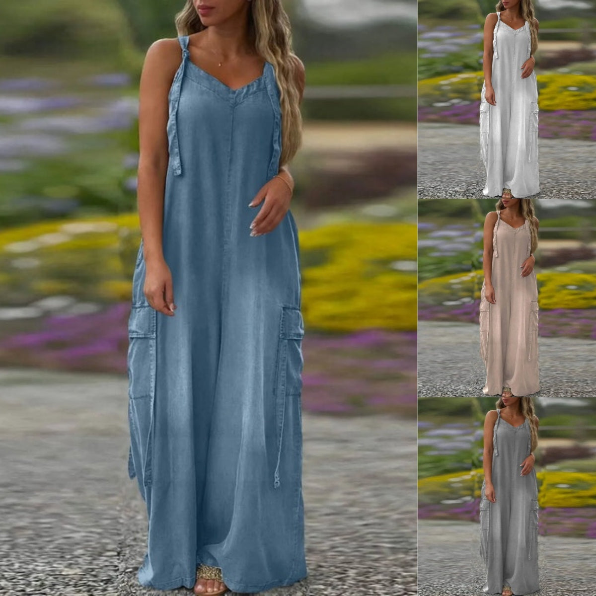 👗🎉"2025 summer jumpsuit" -50% OFF for a Limited Time🎉 Comfortable and Pocket-Friendly, A Summer Must-Have!