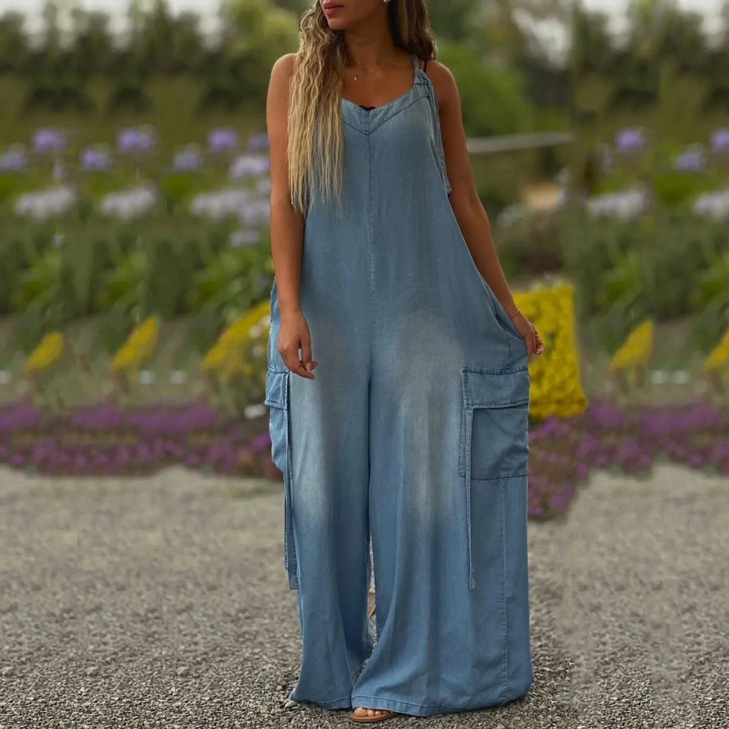 👗🎉"2025 summer jumpsuit" -50% OFF for a Limited Time🎉 Comfortable and Pocket-Friendly, A Summer Must-Have!