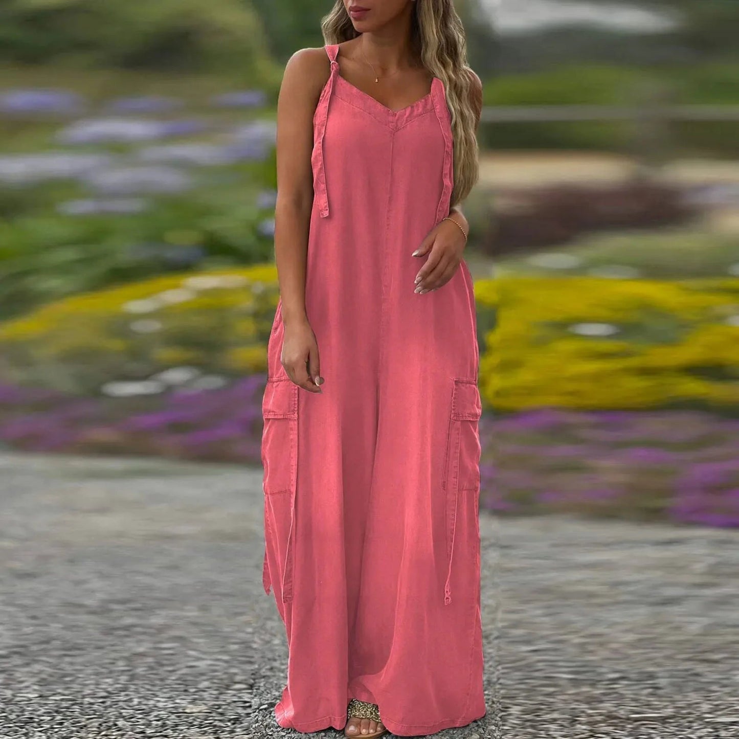 👗🎉"2025 summer jumpsuit" -50% OFF for a Limited Time🎉 Comfortable and Pocket-Friendly, A Summer Must-Have!