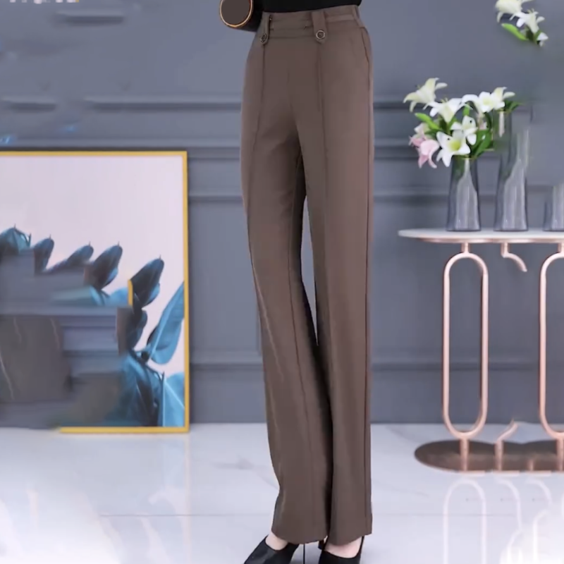🔥Hot Sale 49% 0FF🔥Women's Casual High-Waisted Straight Leg Pants