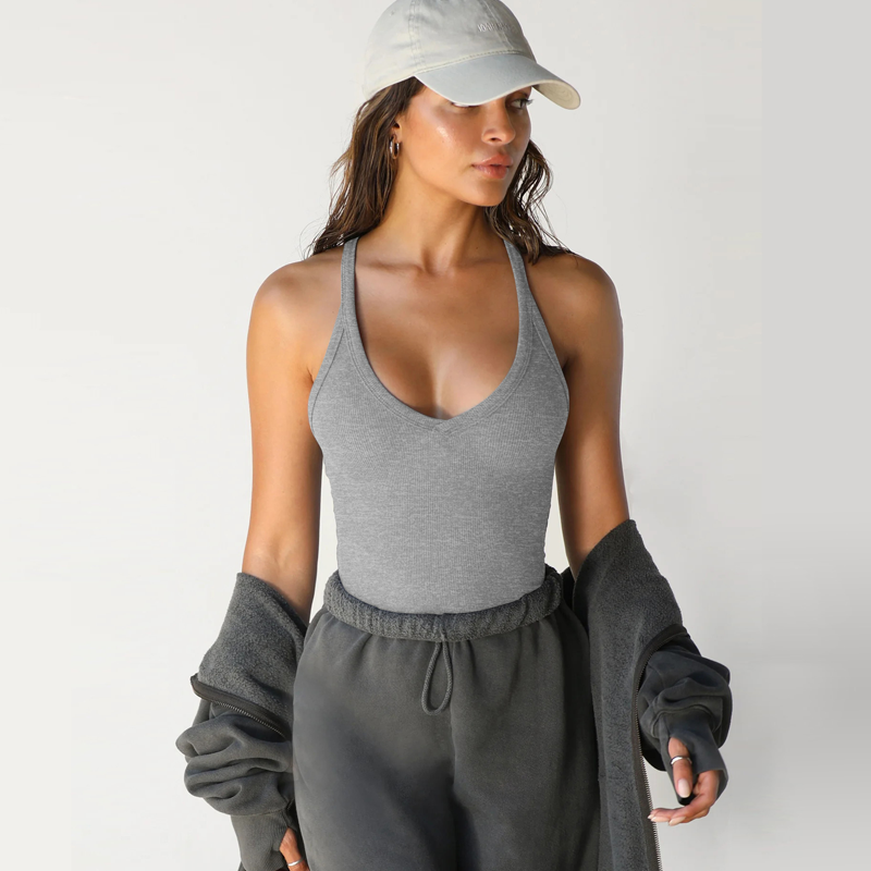 ✨ Effortless Style, Everyday Comfort - Deep V-Neck Tank Top ✨