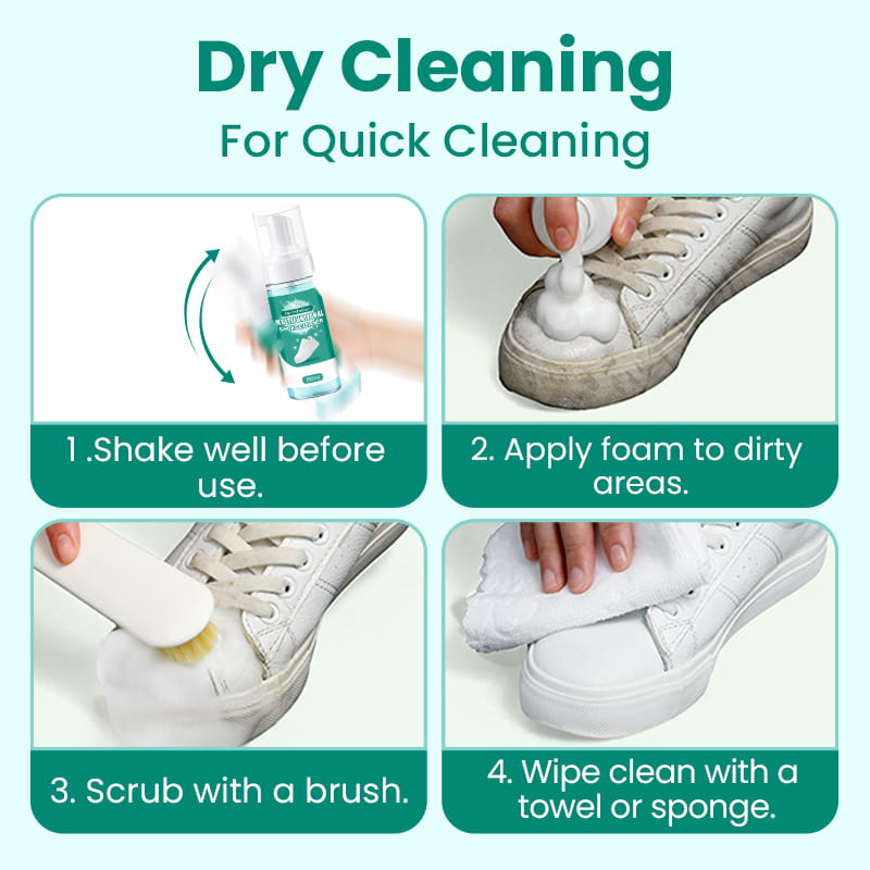 👟🔥BUY 2 GET 1 FREE🔥Multifuntional Effective Mild Shoes Cleaner
