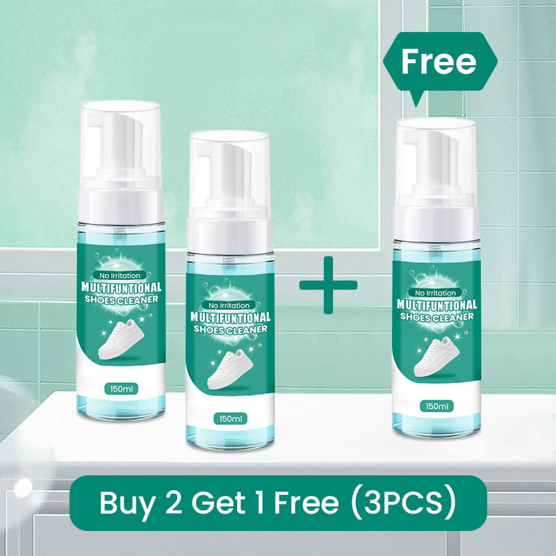👟🔥BUY 2 GET 1 FREE🔥Multifuntional Effective Mild Shoes Cleaner
