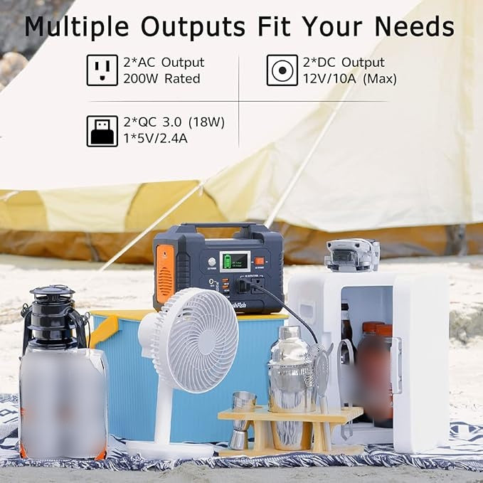 ⏳Time-limited Special⚡200W Portable Power Station with Display❗For three days only, get 50% off all model purchases!💥