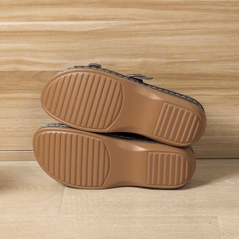 Women’s Breathable Thick-Sole Wedge Sandals