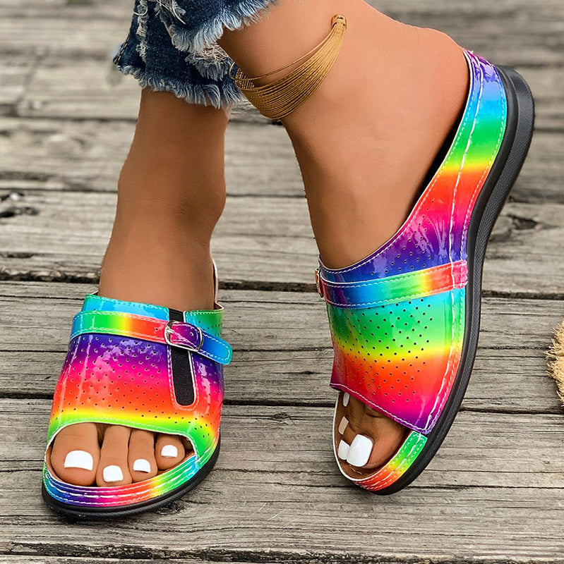 🔥Women's Comfortable Soft Sole Open Toe Beach Sandals✨
