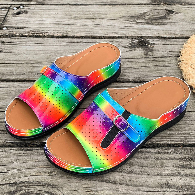 🔥Women's Comfortable Soft Sole Open Toe Beach Sandals✨
