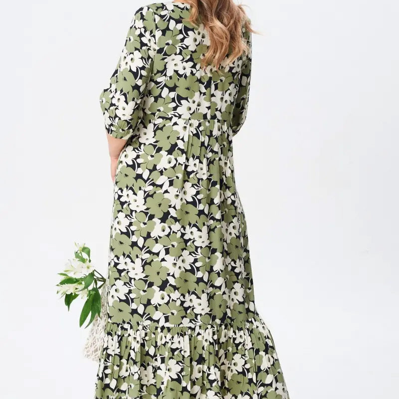 đ„Hot Sale 50% OFFđ„Women's Casual Floral Slim Half Sleeve Dresses