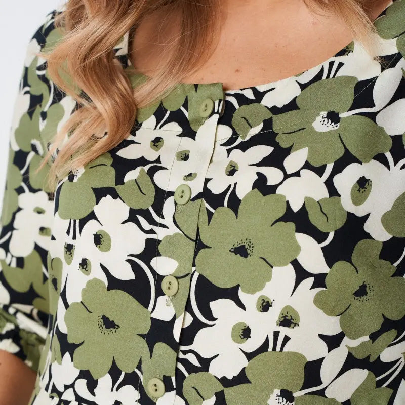 đ„Hot Sale 50% OFFđ„Women's Casual Floral Slim Half Sleeve Dresses