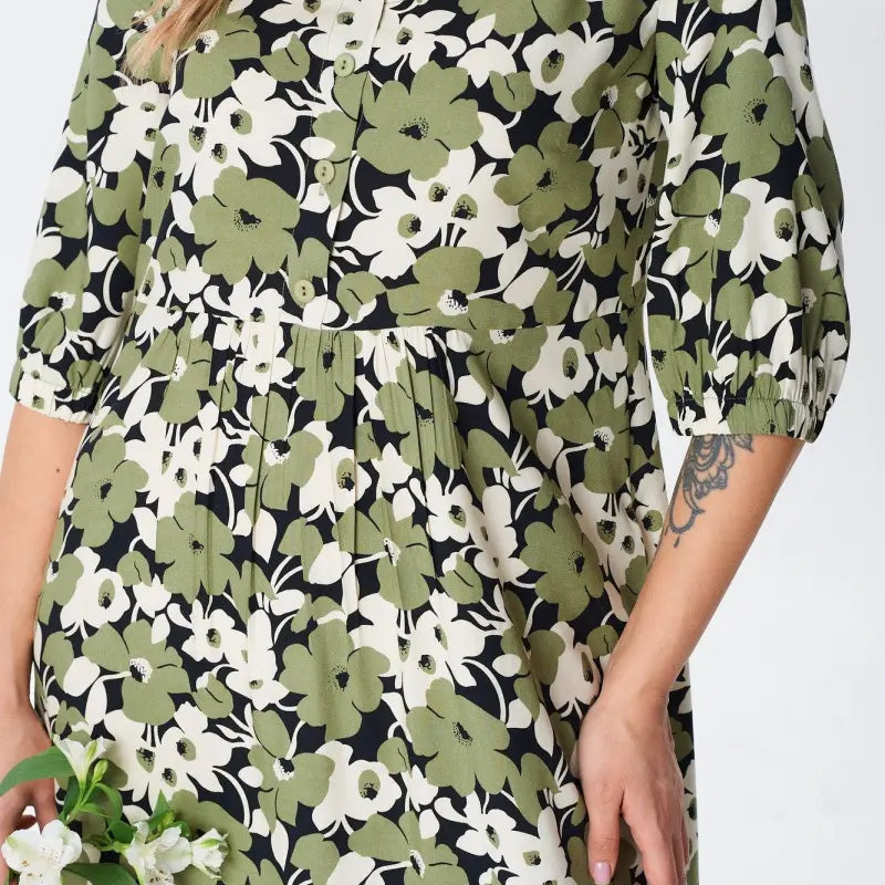 đ„Hot Sale 50% OFFđ„Women's Casual Floral Slim Half Sleeve Dresses