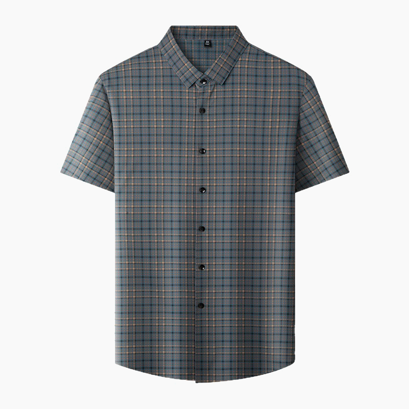 š„50% OFF! Men's Classic Plaid Short Sleeve Shirt ā Timeless Comfort & Easy Care